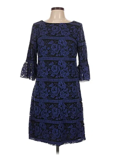 Pre-owned Eliza J Cocktail Dress In Blue
