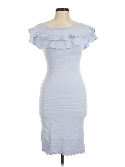 Pre-owned Eliza J Cocktail Dress In Blue