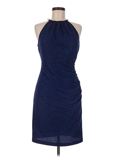 Pre-owned Eliza J Cocktail Dress In Blue