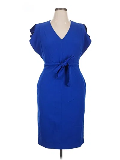 Pre-owned Eliza J Cocktail Dress In Blue