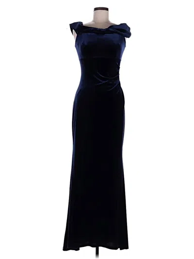 Pre-owned Eliza J Cocktail Dress In Blue