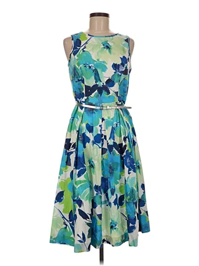 Pre-owned Eliza J Cocktail Dress In Blue