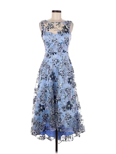 Pre-owned Eliza J Cocktail Dress In Blue