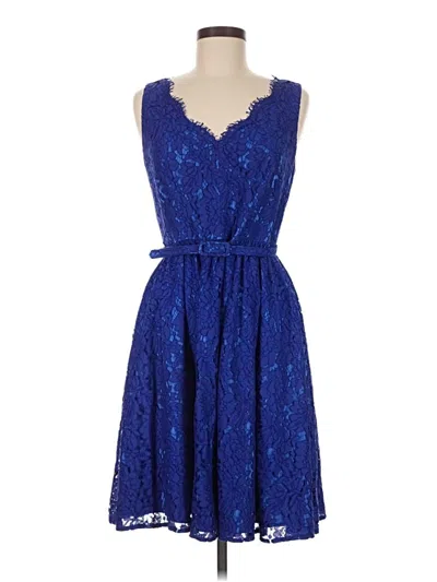 Pre-owned Eliza J Cocktail Dress In Blue