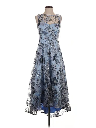 Pre-owned Eliza J Cocktail Dress In Blue