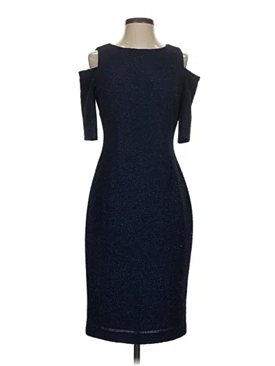 Pre-owned Eliza J Cocktail Dress In Blue