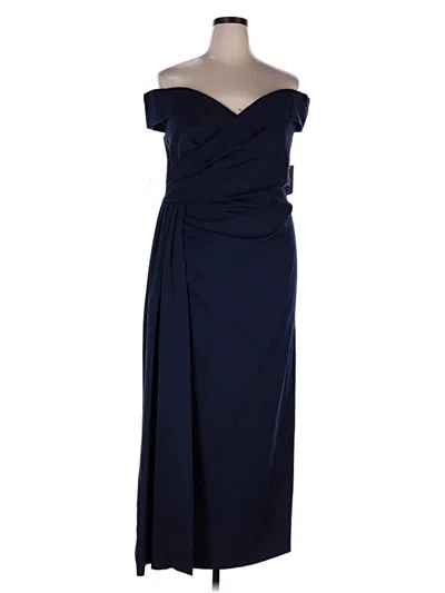 Pre-owned Eliza J Cocktail Dress In Blue