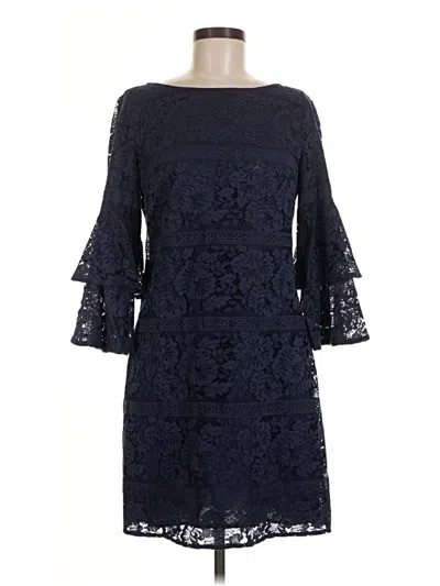 Pre-owned Eliza J Cocktail Dress In Blue