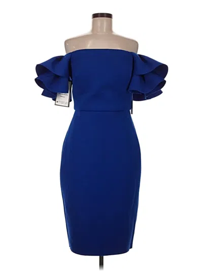 Pre-owned Eliza J Cocktail Dress In Blue
