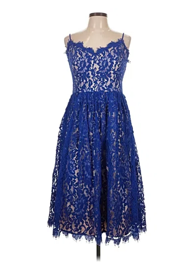 Pre-owned Eliza J Cocktail Dress In Blue