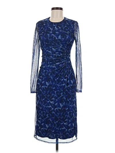 Pre-owned Eliza J Cocktail Dress In Blue