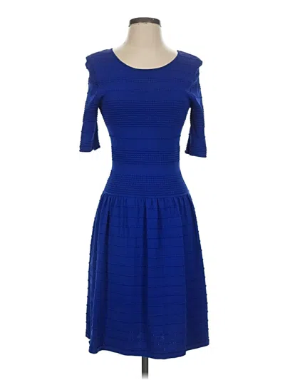 Pre-owned Eliza J Cocktail Dress In Blue
