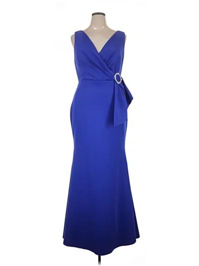 Pre-owned Eliza J Cocktail Dress In Blue