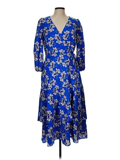 Pre-owned Eliza J Cocktail Dress In Blue