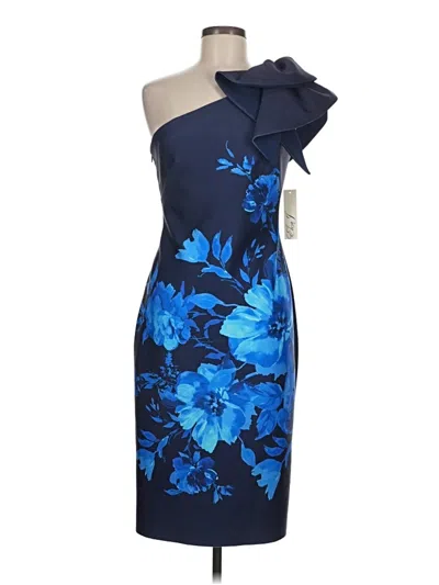 Pre-owned Eliza J Cocktail Dress In Blue