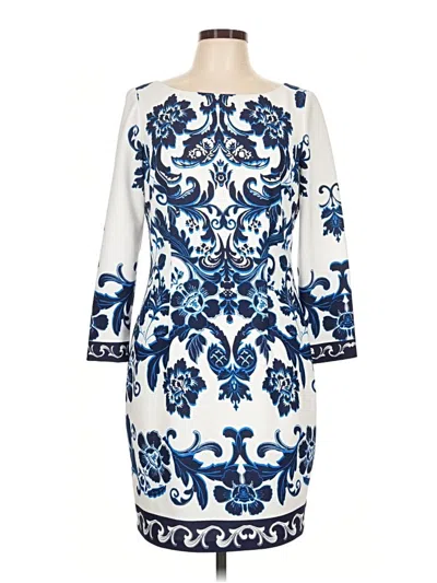 Pre-owned Eliza J Cocktail Dress In Blue