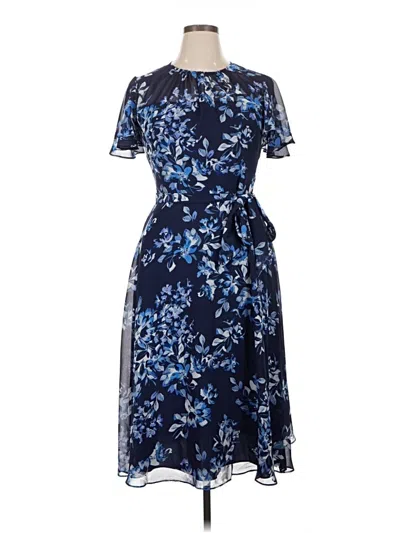Pre-owned Eliza J Cocktail Dress In Blue