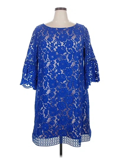 Pre-owned Eliza J Cocktail Dress In Blue