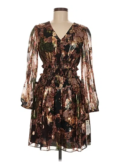 Pre-owned Eliza J Cocktail Dress In Brown