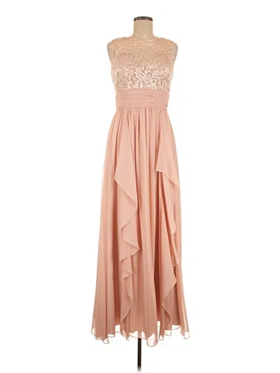Pre-owned Eliza J Cocktail Dress In Brown