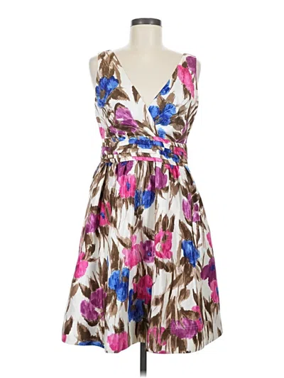 Pre-owned Eliza J Cocktail Dress In Brown