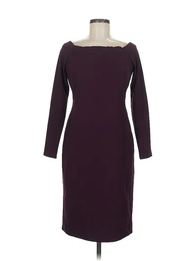 Pre-owned Eliza J Cocktail Dress In Burgundy