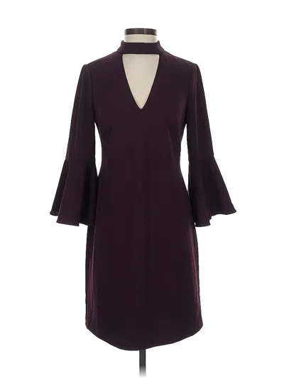 Pre-owned Eliza J Cocktail Dress In Burgundy