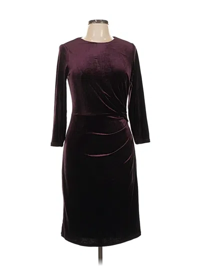 Pre-owned Eliza J Cocktail Dress In Burgundy