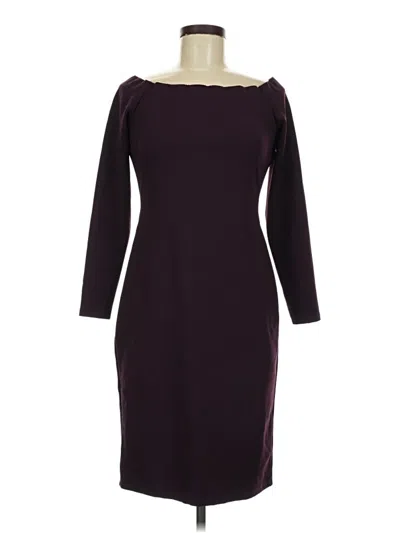 Pre-owned Eliza J Cocktail Dress In Burgundy