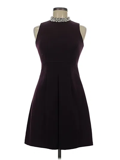 Pre-owned Eliza J Cocktail Dress In Burgundy