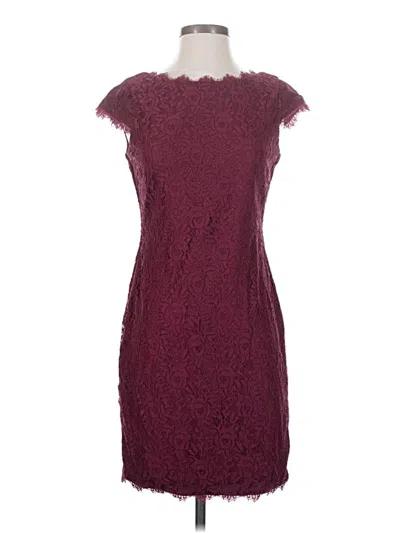 Pre-owned Eliza J Cocktail Dress In Burgundy