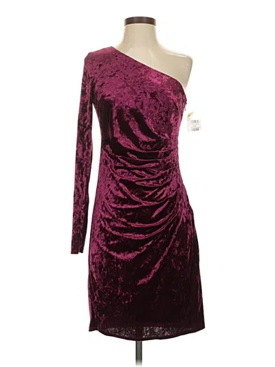 Pre-owned Eliza J Cocktail Dress In Burgundy
