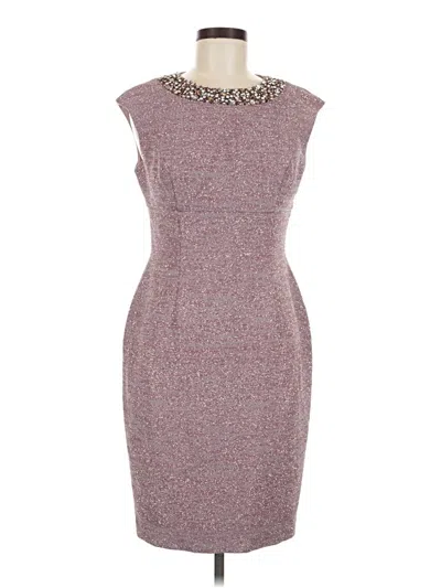 Pre-owned Eliza J Cocktail Dress In Burgundy