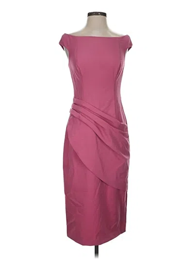 Pre-owned Eliza J Cocktail Dress In Burgundy