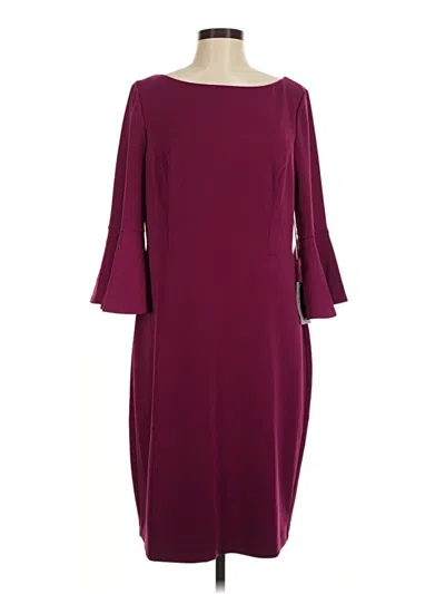 Eliza J Cocktail Dress In Burgundy