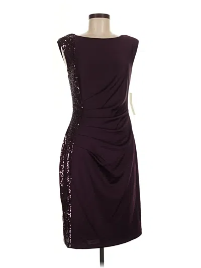 Pre-owned Eliza J Cocktail Dress In Burgundy