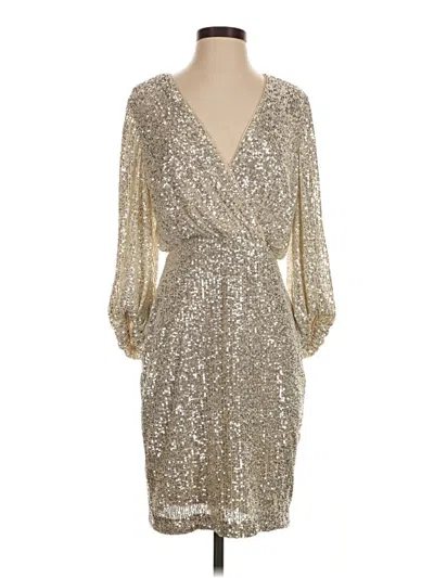 Pre-owned Eliza J Cocktail Dress In Gold