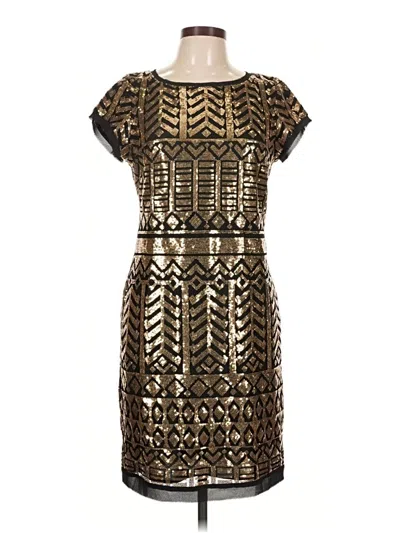 Pre-owned Eliza J Cocktail Dress In Gold