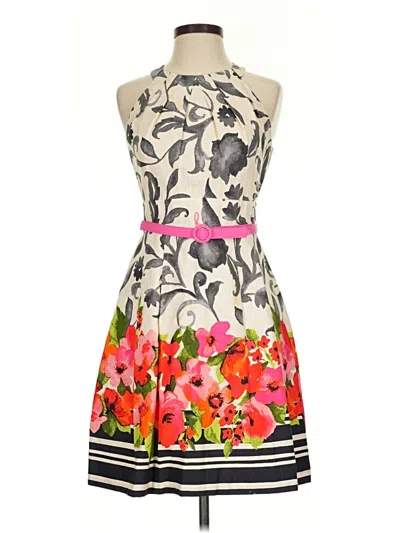 Pre-owned Eliza J Cocktail Dress In Gray