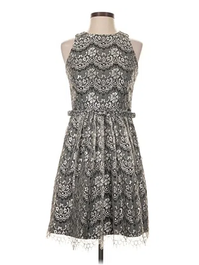 Pre-owned Eliza J Cocktail Dress In Gray
