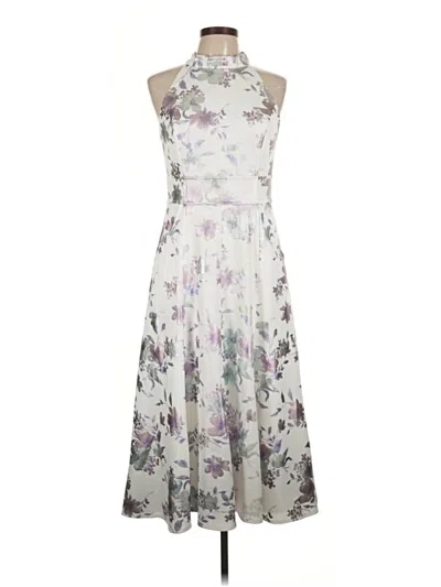 Pre-owned Eliza J Cocktail Dress In Gray