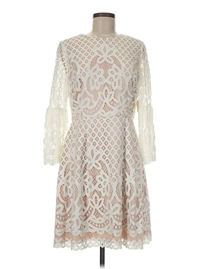 Pre-owned Eliza J Cocktail Dress In Ivory