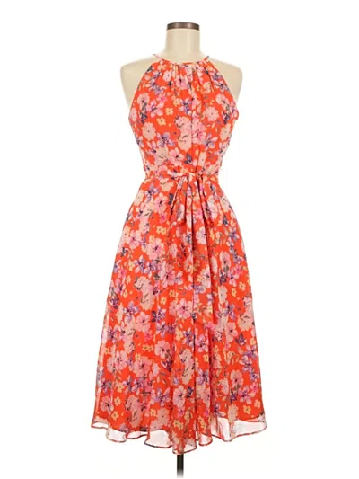 Pre-owned Eliza J Cocktail Dress In Orange