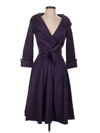 Pre-owned Eliza J Cocktail Dress In Purple