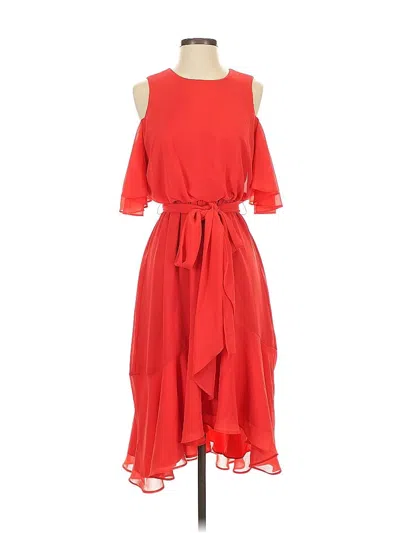 Pre-owned Eliza J Cocktail Dress In Red