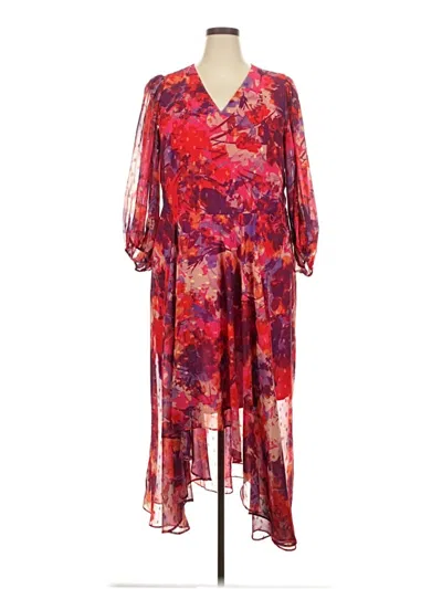 Pre-owned Eliza J Cocktail Dress In Red