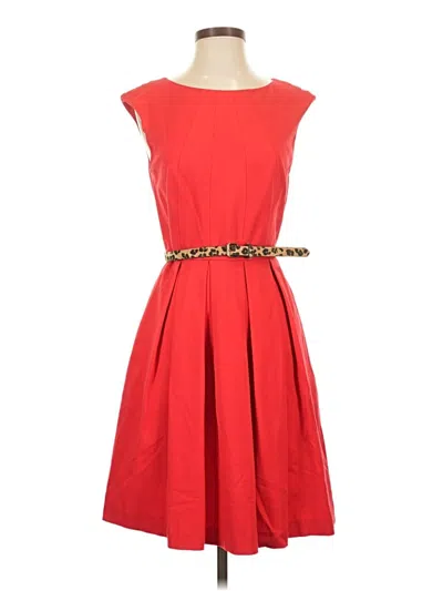 Pre-owned Eliza J Cocktail Dress In Red