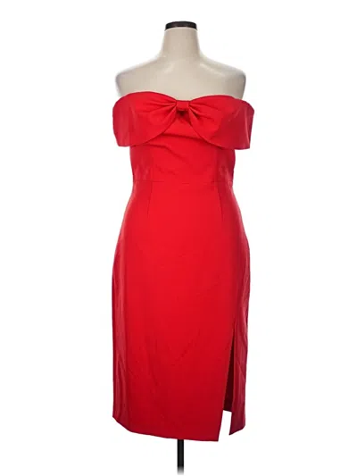 Pre-owned Eliza J Cocktail Dress In Red