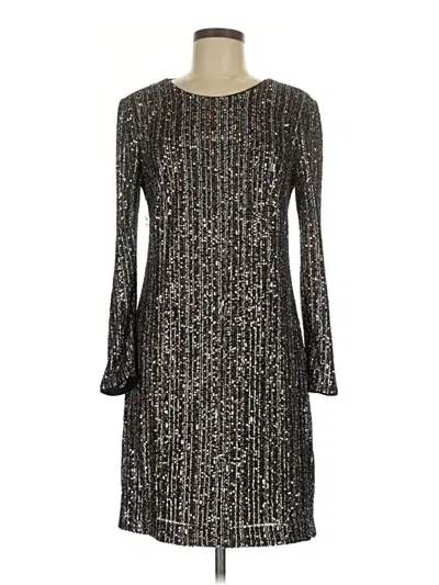 Pre-owned Eliza J Cocktail Dress In Silver