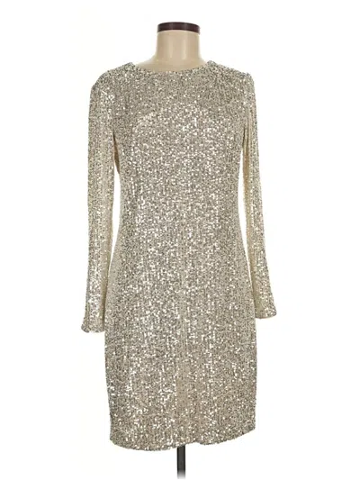 Pre-owned Eliza J Cocktail Dress In Silver